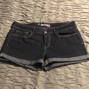 NWOT Denizen dark wash jean shorts